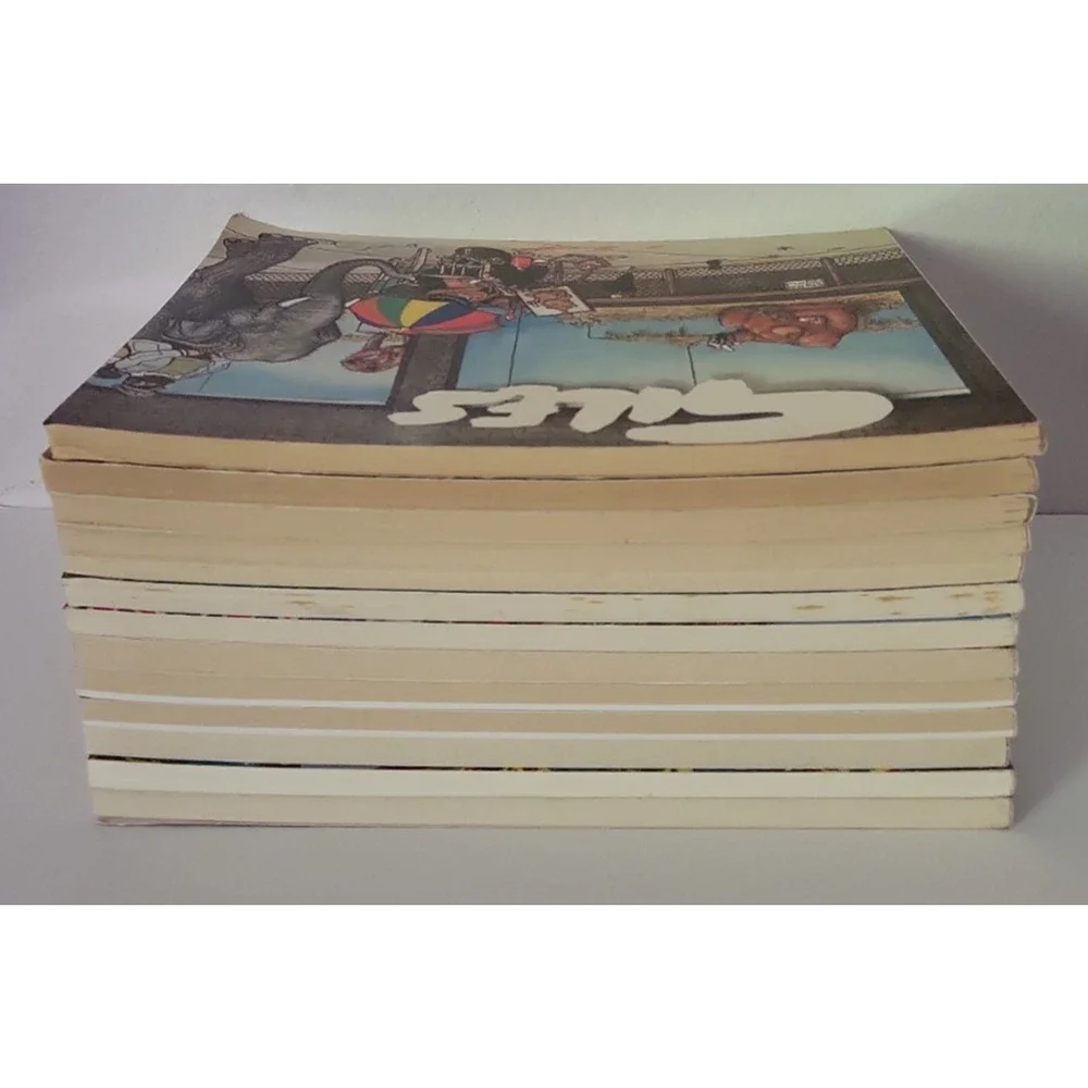 Lot of 13 VINTAGE GILES SUNDAY EXPRESS & DAILY EXPRESS CARTOONS 36TH-48TH SERIES